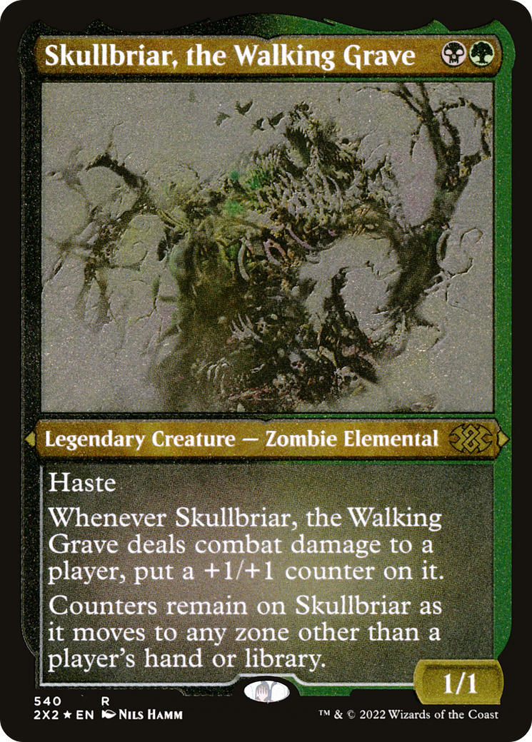 Image of Skullbriar, the Walking Grave (2X2-540) - Double Masters 2022 Foil